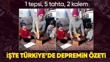 Türkiye'deki binaları Japonların kullandığı raylı bina sistemiyle karşılaştırarak depremi uygulamalı olarak anlatan anne viral oldu