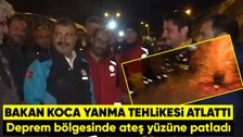 Bakan Koca'nın yüzüne deprem bölgesinde kor patladı
