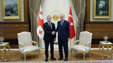 Cumhurbaşkanı Recep Tayyip Erdoğan Gürcistan Başbakanı İrakli Garibaşvili’yi kabul etti