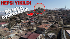 Adıyaman Harmanlı'da deprem sonrası onlarca yapı yıkıldı bir tek Atatürk heykeli sağlam kaldı