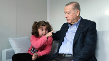 Cumhurbaşkanı Recep Tayyip Erdoğan deprem felaketinden etkilenen Kahramanmaraş'a ziyarette bulundu