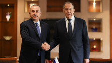 Dışişleri Bakanı Mevlüt Çavuşoğlu, Rus mevkidaşı Sergey Lavrov ile bir araya geldi