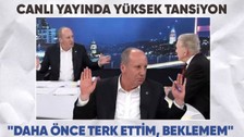 Canlı yayında Uğur Dündar Muharrem İnce gerilimi! Dündar'ın o sorusuna beklenmedik çıkış: Terk etmiştim, eğer 10 dakika bekletirseniz...