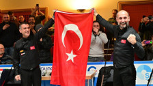 Türkiye Semih Saygıner ve Tayfun Taşdemir'le bilardoda dünya şampiyonu oldu