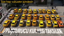 Uyuşturucu kuryesi taksiler böyle görüntülendi | VİDEO