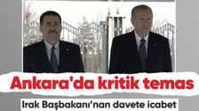 Ankara'da kritik görüşme! Cumhurbaşkanı Recep Tayyip Erdoğan Irak Başbakanı es-Sudani'yi resmi törenle karşıladı