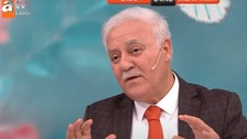 Nihat Hatipoğlu'na sorulan özel hayat sorusu programa damga vurdu: Bunun günahı ona mı yazılır bana mı hocam?