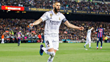 Real Madrid'in yıldızı Benzema böyle istedi! Barcelona'ya 3 gol attı