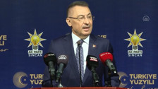 Cumhurbaşkanı Yardımcısı Fuat Oktay: Pusulanın bir yanında Türkiye'ye diz çöktürmeyi umanlar var diğer yanında Türkiye'yi şahlandırmak isteyenler var