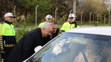 İçişleri Bakan Yardımcısı Ersoy, trafik denetimine katıldı
