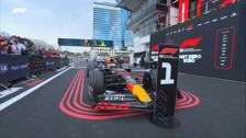Bakü'de kazanan Red Bull'un Meksikalı pilotu Sergio Perez oldu