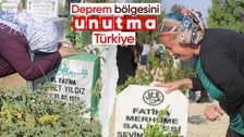 Deprem bölgesinde buruk bayram! Onların ilk ziyareti kabristana