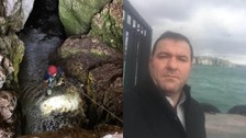 Bayburt'ta buz mağarasında 80 metreden düşerek ölen adamın facia anları kamerada