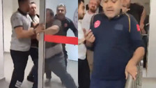 Erzincan'da skandal! Refahiye Hastanesi'nde saldırı anları kamerada! Sendikalılar birbirine girdi
