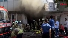 Son dakika: İstanbul Bayrampaşa'da iş merkezinde yangın
