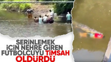 Serinlemek için nehre giren Kosta Rikalı futbolcu timsah saldırısında öldü