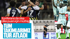 Avrupa'da tam gaz! Beşiktaş, F.Bahçe ve A.Demirspor Konferans Ligi’nde play-off turuna yükseldi