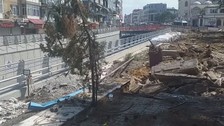 İBB Maltepe'de 17 çam ağacını söktü!