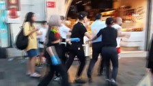 Taksim'deki Burger King çalışanları müşteriye saldırdı! Eşi ve çocuklarının çığlıkları yürekleri parçaladı