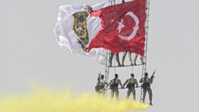 TEKNOFEST coşkusu Ankara'da devam ediyor! Özel Harekat Başkanlığı gösterisi hayran bıraktı