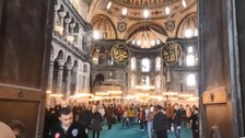 Ayasofya Camii'nde restorasyon: İbadet ve ziyarete açık olacak