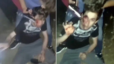 İnfial yaratan görüntülere tutuklama! Suriye uyruklu iki kişi, engelli gencin başına silah dayayıp darp etti