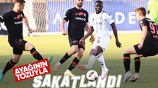 Beşiktaş'ın yeni transferi Eric Bailly ilk maçında sakatlandı