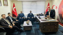 Erzurum'da AK Parti'den MHP’ye tebrik ziyareti