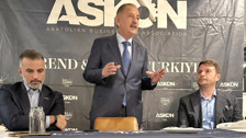 Bakan Özhaseki ABD'de Türk iş insanlarıyla görüştü