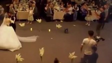 İşte düğündeki yangın faciasının başladığı anlar! Düğün değil resmen facia | Irak'tan yeni görüntüler geldi