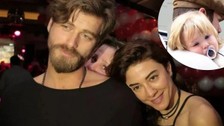 Aile'nin Aslan'ı Kıvanç Tatlıtuğ'un oğlu Kurt Efe'ye bir bakın! İlk kez bu kadar net görüntülendi! Kurt Efe 'hık' demiş babasının burnundan düşmüş...