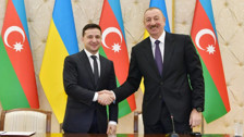 Azerbaycan Cumhurbaşkanı Aliyev ile Ukrayna Devlet Başkanı Zelenskiy'den kritik görüşme