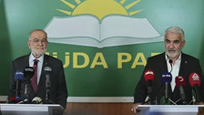 Saadet Partisi ve HÜDAR PAR'dan Filistin için ortak miting