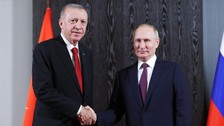 Cumhurbaşkanı Recep Tayyip Erdoğan, Vladimir Putin ile görüştü
