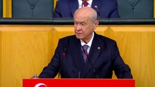 Son Dakika: Partisinin grup  toplantısında konuşan MHP Genel Başkanı Devlet Bahçeli: Filistin felaketlerin pençesinde