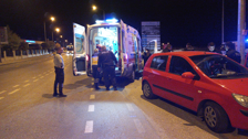 Alkollü sürücü direksiyon başında uyuyakalınca olay yerine polis geldi!