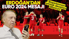 Cumhurbaşkanı Erdoğan'dan A Milli Futbol Takımı'na tebrik telefonu! "Başarılarınızın artarak devamını diliyorum"