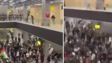 Dağıstan'da halk İsrail'den gelen uçak için havalimanını bastı! Dünyanın gözü burada