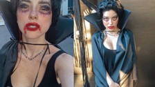 Oyuncu Merve Boluğur'un Halloween tarzı sosyal medyanın gündeminde!