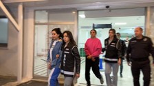 Dilan ve Engin Polat çifti, sağlık muayenesi sebebiyle hastaneye götürüldü