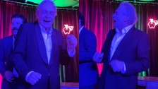 Gain'de yayınlanacak olan Şahsiyet dizisinin galasına damga vuran an! Haluk Bilginer gönlünce dans etti