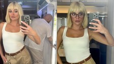 Melis Sezen saçlarını kısacık kestirdi sarıya boyattı