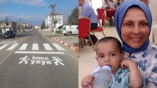 Yaya geçidinde cipin çarptığı anne ve kucağındaki 2 yaşındaki oğlu öldü 