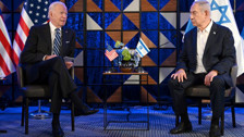 Biden ve Netanyahu'dan 'katliam' konuşması