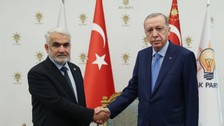 Cumhurbaşkanı Recep Tayyip Erdoğan HÜDA PAR Genel Başkanı Zekeriya Yapıcıoğlu'nu kabul etti