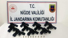Niğde'de yapılan operasyonda 11 ruhsatsız silah ele geçirildi!