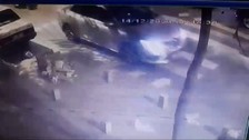 Şişli'de taksi durağına silahlı saldırı kamerada