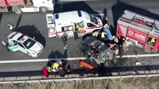 Son Dakika: Kuzey Marmara Otoyolu'nda can pazarı! Tır otomobile arkadan çarptı, çok sayıda yaralı var