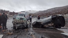 Bingöl’de trafik kazası: 1 ölü, 4 yaralı