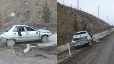 Çankırı'da otomobil takla attı, 2 kişi yaralandı